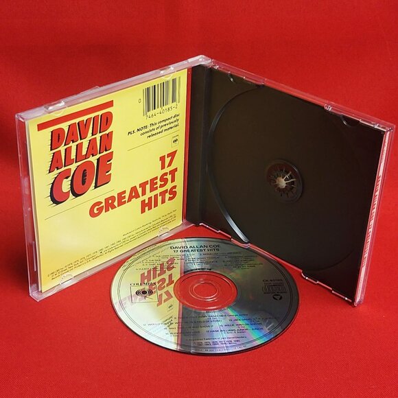 David Allan Coe 17 Greatest Hits CD Signed 1985 - Picture 6 of 8